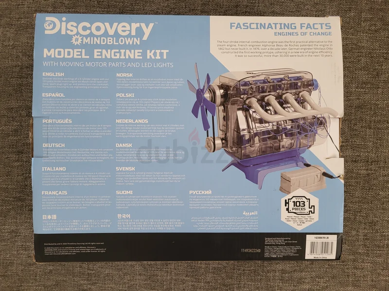 Ignite Curiosity with the Discovery Mindblown Model Engine Kit!62863817699713111
