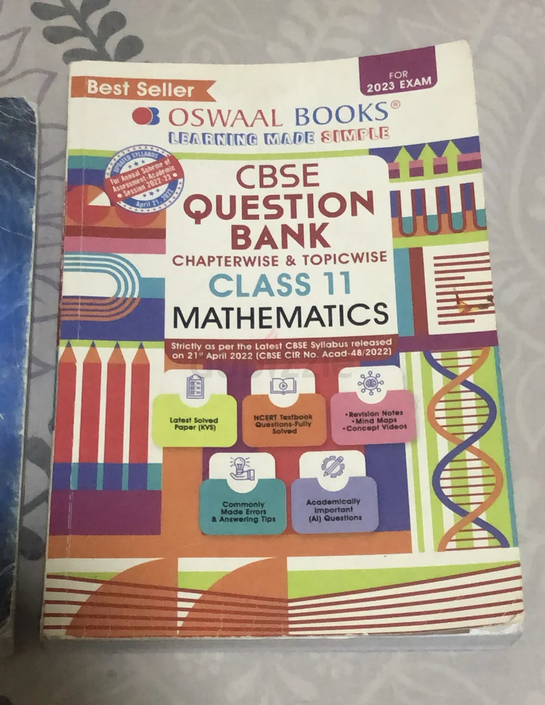 كتاب الرياضيات للصف الحادي عشر (CBSE) + دليل أووسوال + أوراق الأسئلة (الفصل الدراسي الكامل)62931676466819112