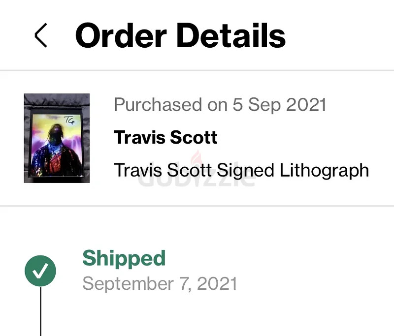 Travis Scott Astroworld Signed Lithograph *AUTHENTIC*63266085410689113