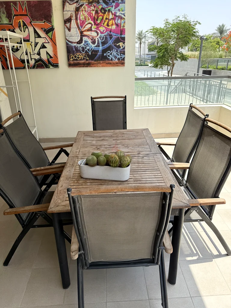 Stylish Outdoor Dining Set for Your Garden in metal  Teak63216833362433111