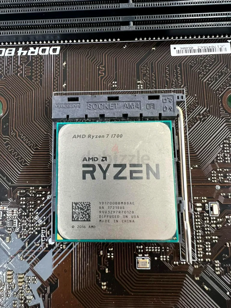 معالج AMD Ryzen 7 1700 مع لوحة أم MSI B450M63257114545795113