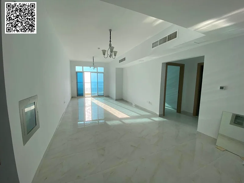 3BR & living room, brand new on Ajman Corniche, sea view, luxury finishes, modern and comfortable design, in a prime location near all services.62868795555715112