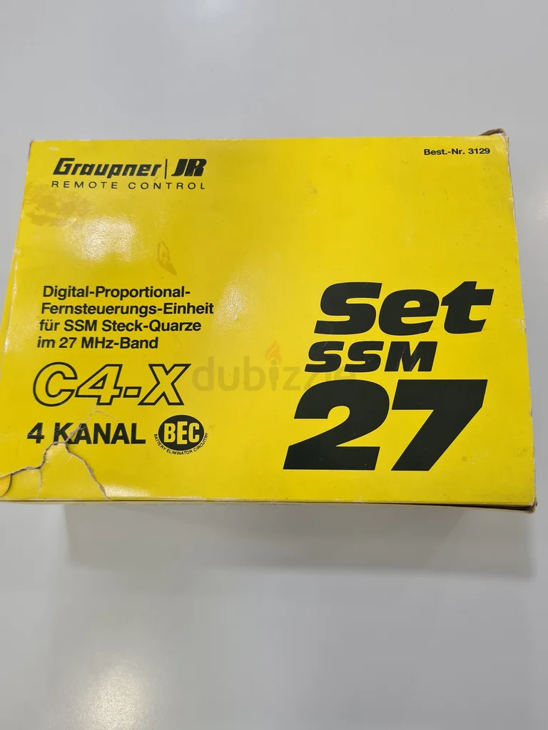 Graupner SSM 27 Remote Control Set - Precision at Your Fingertips!628647100083231113