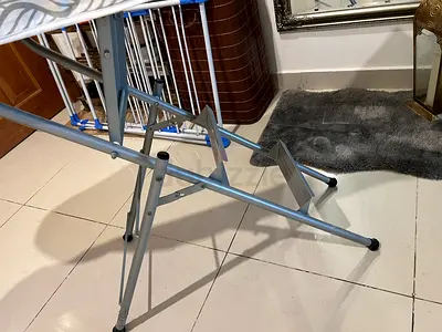 Efficient Ironing stand with a ladder