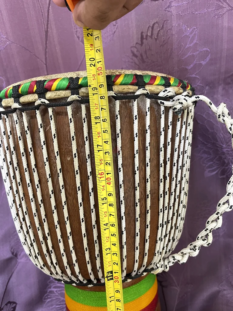 طبل جمب الأفريقي الأصلي، بجودة ممتازة، قطر الجلد 10 بوصة، طوله 50 بوصة، التسليم متوفر63264590348673114