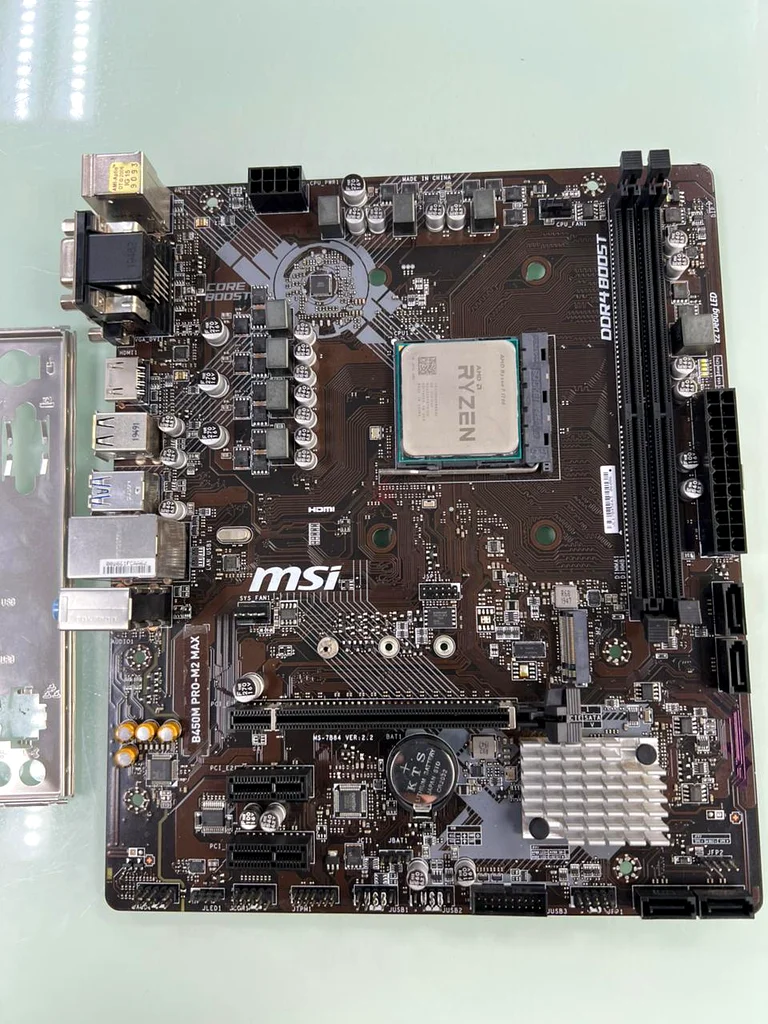 معالج AMD Ryzen 7 1700 مع لوحة أم MSI B450M63257114545795111