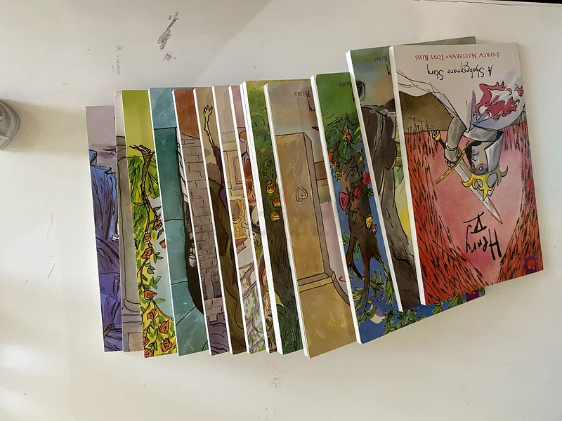 قصص شكسبير - مجموعة من 16 كتابًا من الورق الصلب63265604628226113
