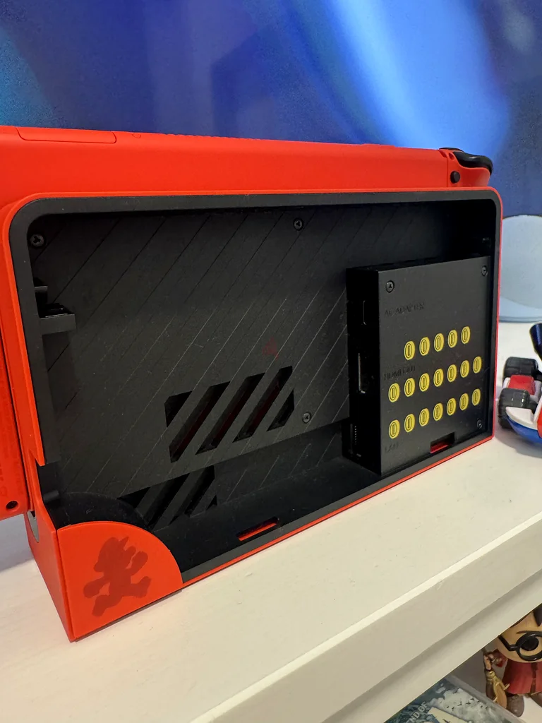 Nintendo Switch Oled exclusive Mario edition !.. full set with case + mario party game63173869148033113
