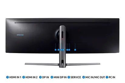 MONITOR SAMSUNG C49HG90DMM 49” CURVED VA 144HZ