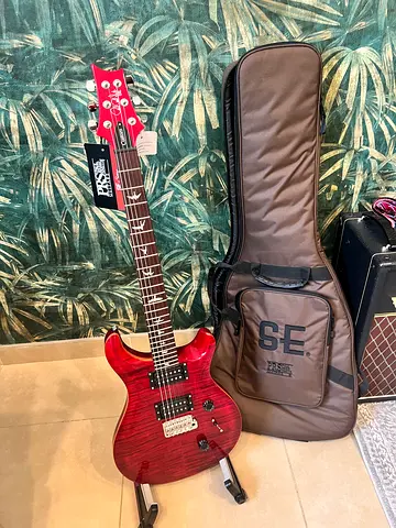 BRAND NEW PRS CUSTOM SE 24RUBY RED LIMITED EDITION