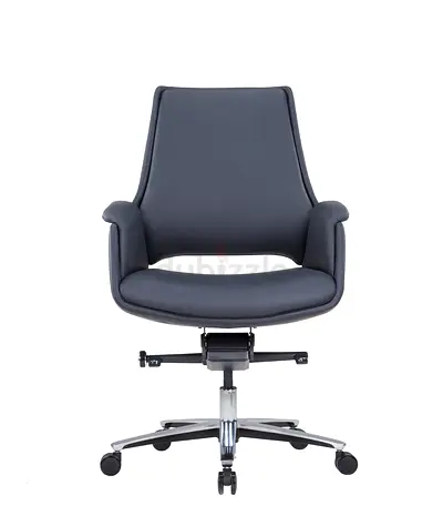 Medium back executive leather chair heavy-duty