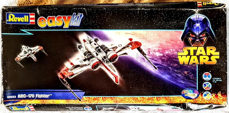 Revell Star Wars EasyKit ARC-70 Fighter - Unleash Your Inner Jedi!628647099916811112