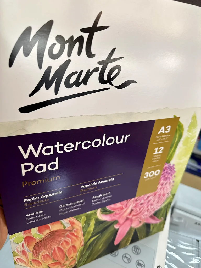 Mont Marte water color pad premium A3 12 sheets 300gsm63266085684482113