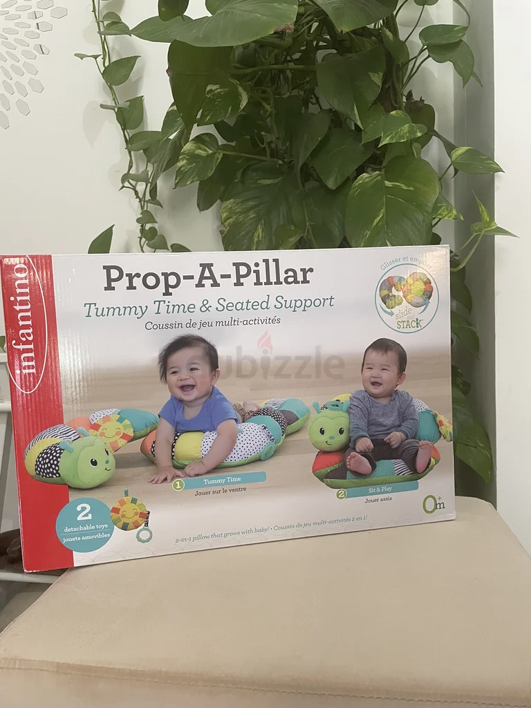 Fun and Interactive Prop-A-Pillar Tummy Time Support!629306536784671121