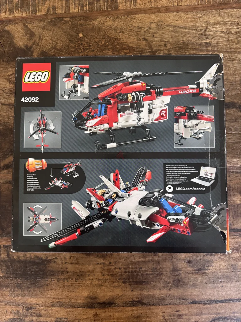 Lego Technic Rescue Helicopter 42092 Building Kit , NEW62863823573251111