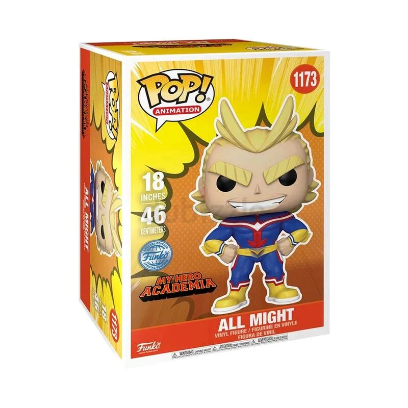 فونكو بوب! شخصية ميكا سايزد أنمي My Hero Academia آل مايت، تمثال فينيل مقاس 18 إنش629306423270431120