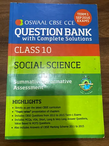 Oswaal Question Bank for Class 10 - Complete Solutions!