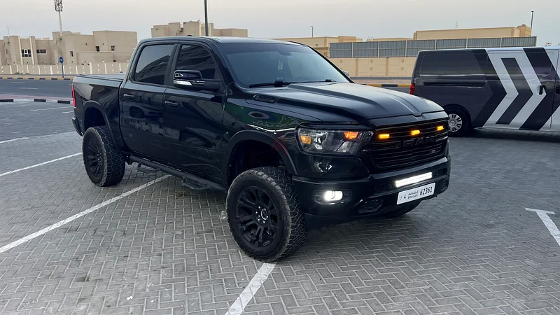 DODGE RAM 1500 4x4 HEMI BIG HORN CREW CAB PICKUP LONE STAR 2020 DIAMOND BLACK DODGE RAM NIGHT EDITION63135493646722113
