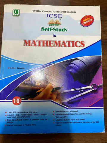 ICSE Self Study Mathematics Workbook