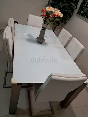 Dining table with 6 chairs