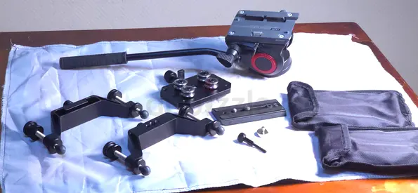 Camera slider 99MM with Manfrotto Head