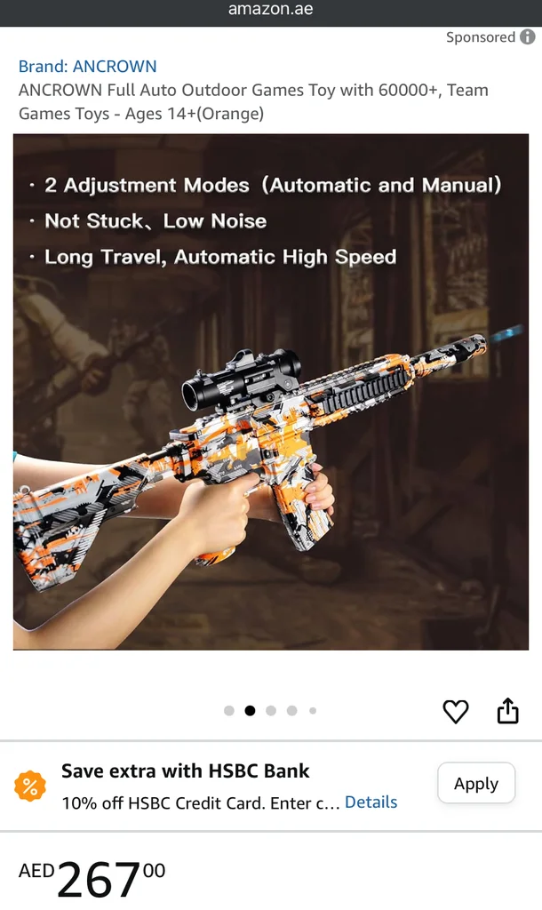 Electric gel blaster MK14 toy gun62863823639553113