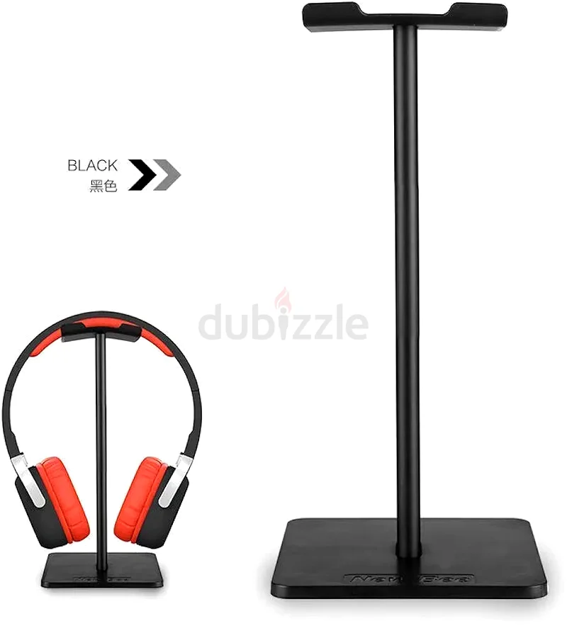 حامل سماعات الرأس، حامل أذن عالمي من الألومنيوم من NewBee، مسند رأس من مطاط TPU، قاعدة عمود من سبائك ABS63191111448321111