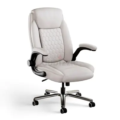 Executive leather revolving comfy chair
