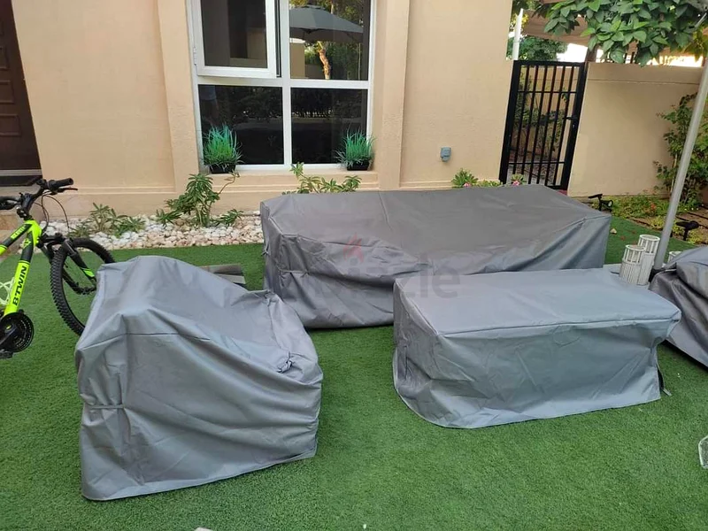 If you have an outdoor seating set... don't waste your money on a set that gets ruined by sun and dirt!  
Now you can protect it with63221343496835114