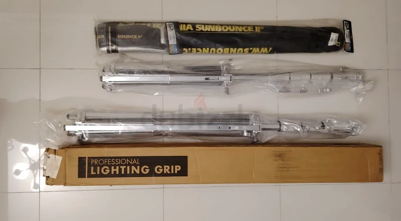 3 pcs Avenger light stands + Sunbounce 4x6 Kit silver  White63234126430467113