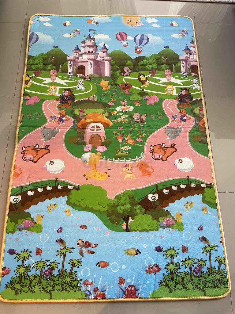 Foam Play mat with patterns on both side 1.5mx1m63206389309697111