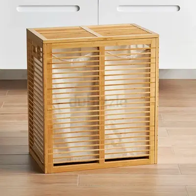 Bamboo laundry  box