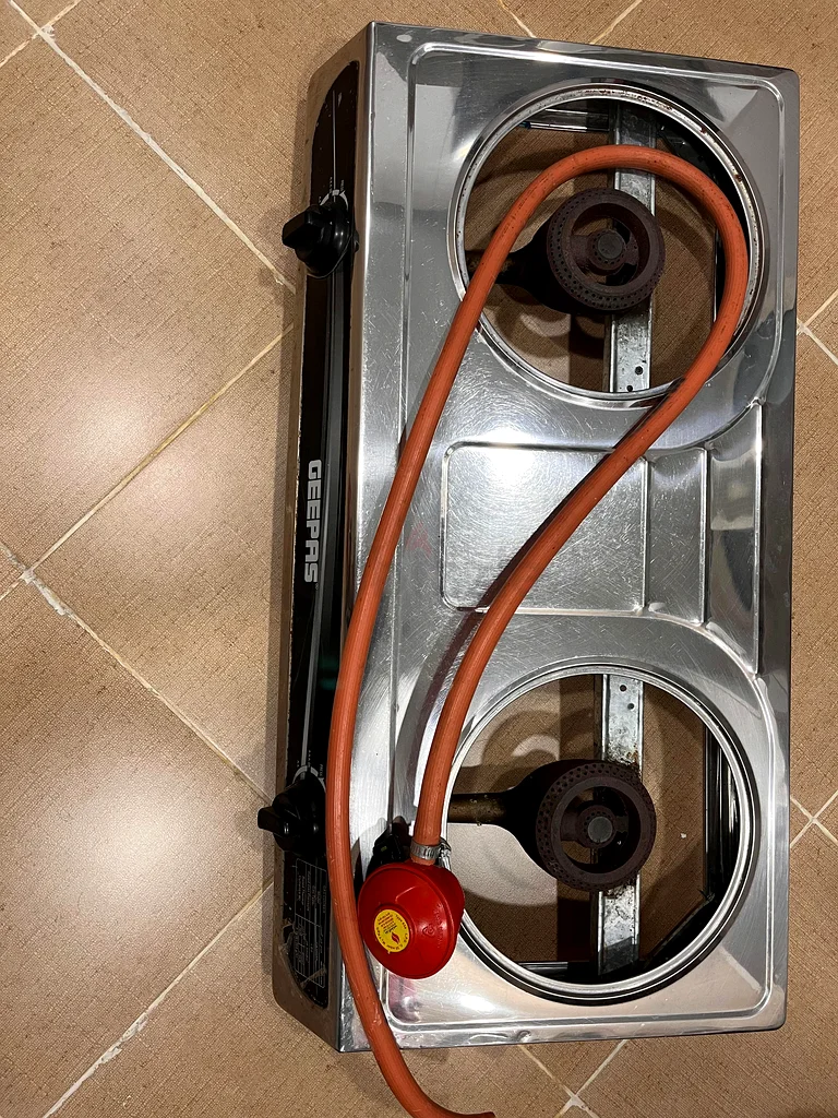 Geepas Stainless Steel Gas Cooker, 2 Burners Stove63247757559298112