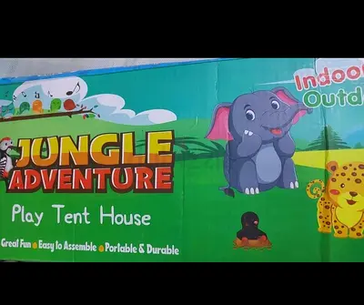 Jungle Adventure Play Tent House - Fun for Kids!
