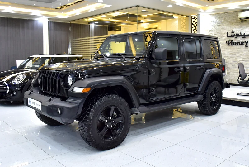AED 2,134 EMI at 0% DP | Jeep Wrangler Sport (2020 Model) in Black Color, American Specs63171743714946111