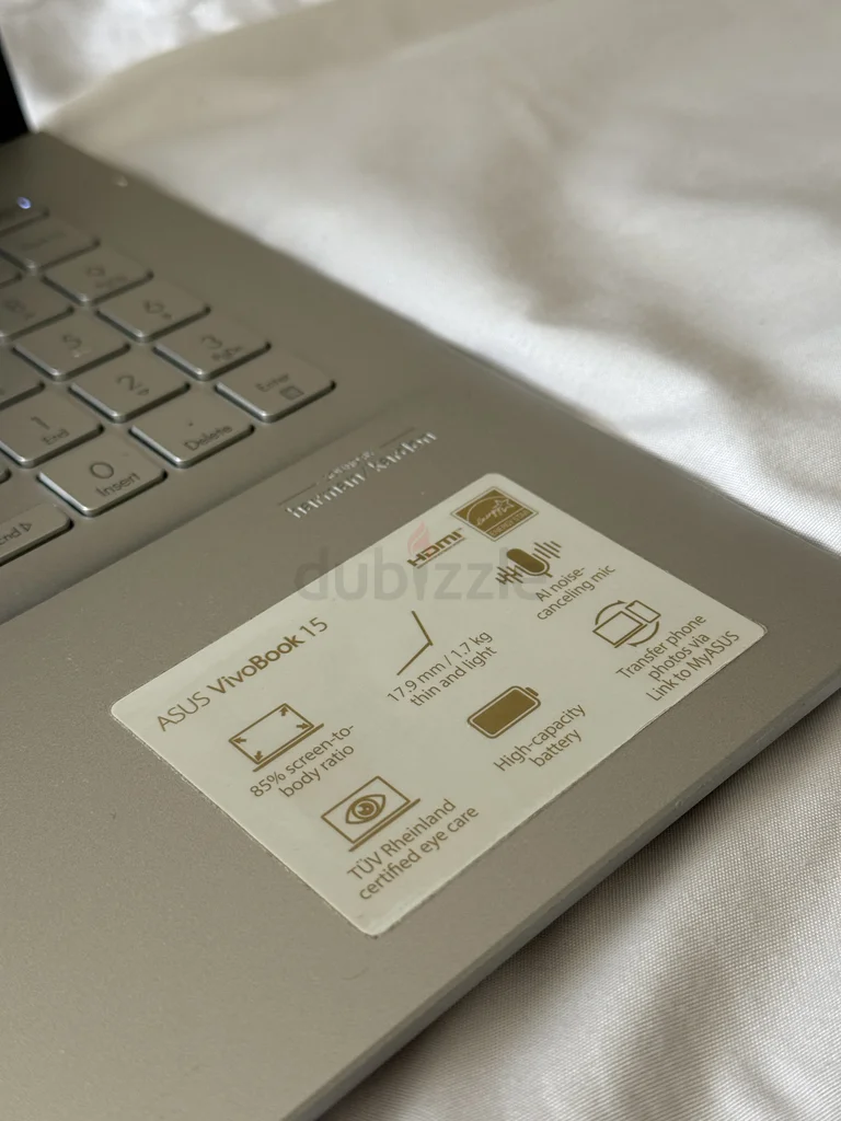 عاجل! ASUS VIVOBOOK 15 - شاشة OLED - صوت بواسطة HARMAN/KARDON - مثالي للتحرير/ الألعاب/ العمل62931665867139113