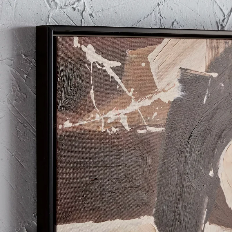 مركز المنزل دبي للرسم: لوحة كانفاس مُطَرَّرة Hakim - 83x83 سم62930651631745113