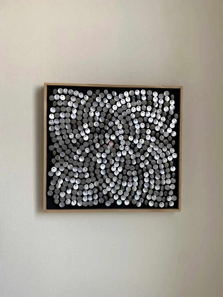 Kinetic Mosaic Wall Panel – Unique Contemporary Artwork for Interior or Office62929655505538112