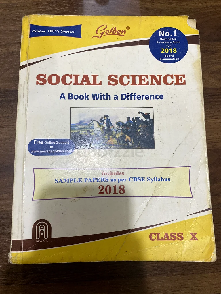 Golden Social Science Textbook for Class X - Your Ultimate Study Companion!63264587567618110