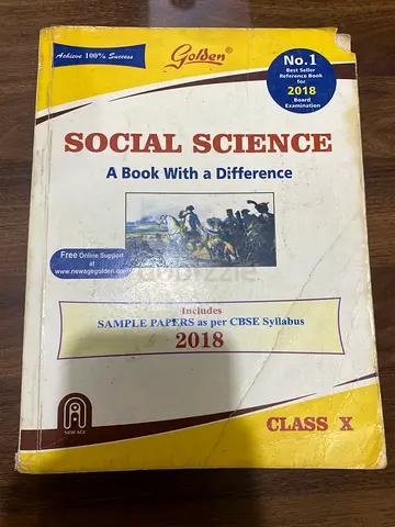 Golden Social Science Textbook for Class X - Your Ultimate Study Companion!