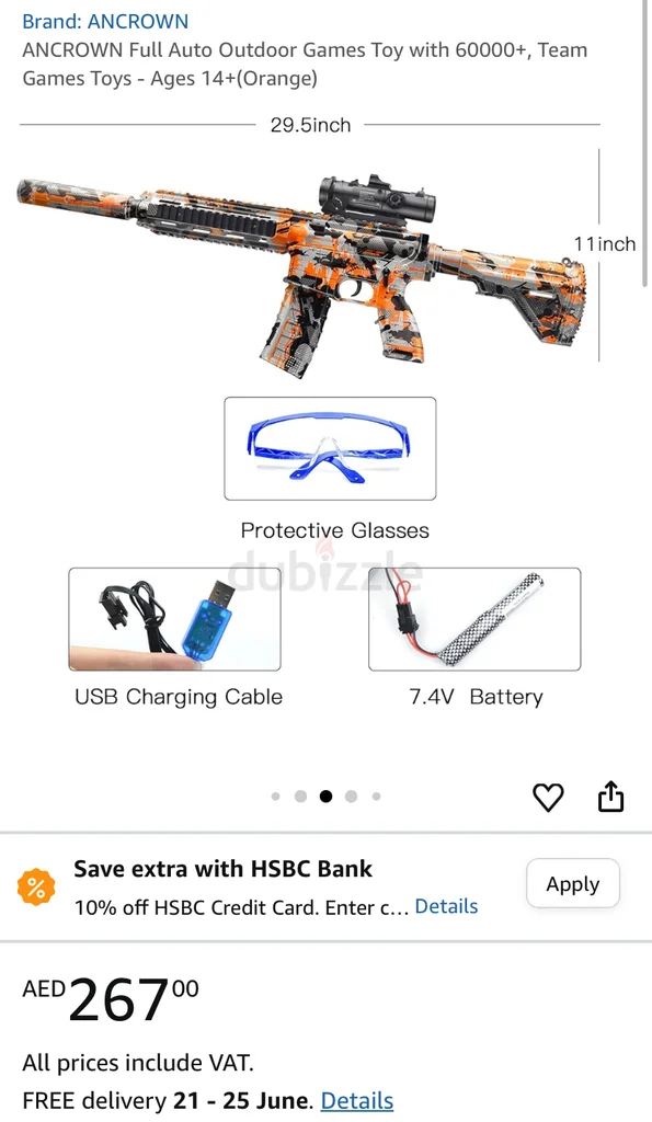 Electric gel blaster MK14 toy gun62863823639553114