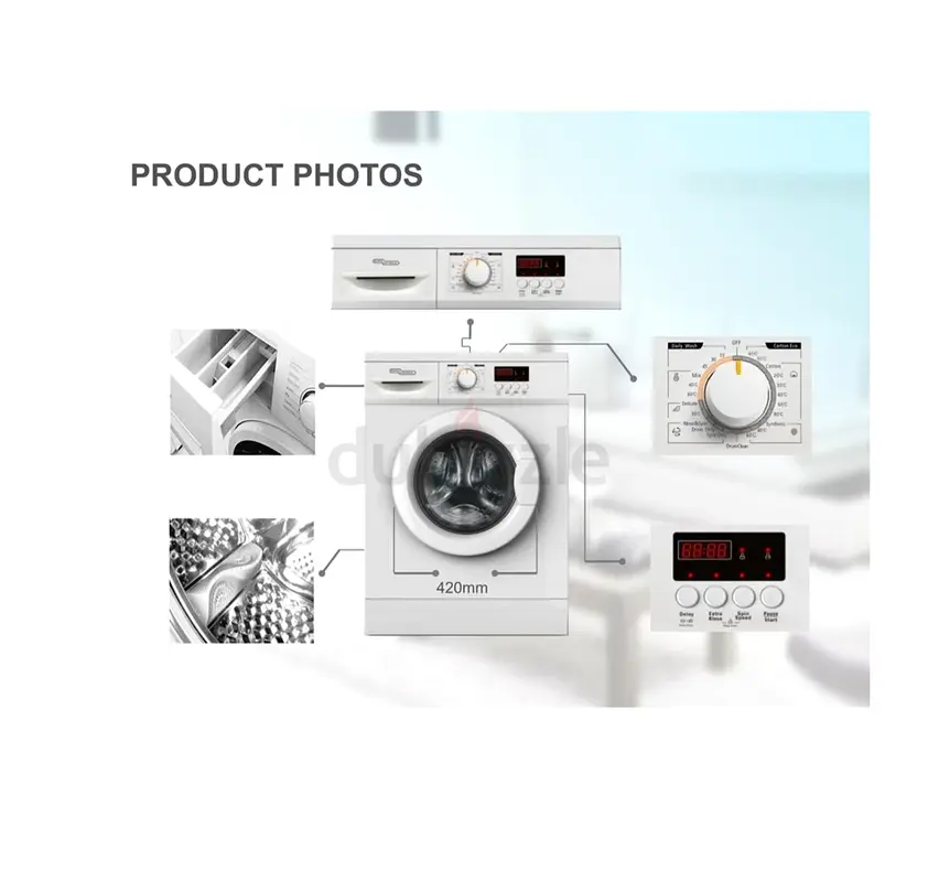 Efficient Fully Automatic Front Load Washing Machine - 7kg Capacity63243678357634111