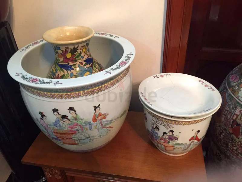 Vintage Chinese Decorative Vases Set632660855795221119