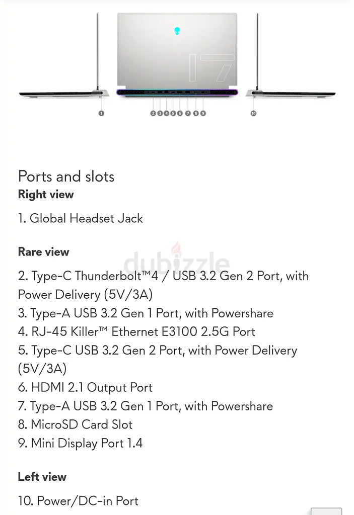 Alienware X17 16GB-RTX63255525583618118
