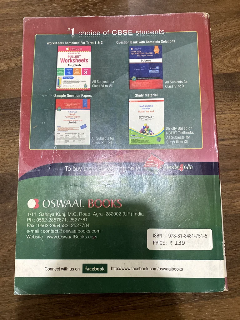 Oswaal CBSE Question Bank for Science - Class 1063264587593217111