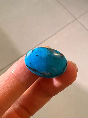 28 Cts Natural Turquoise Oval Top Quality Loose Untreated Gemstone