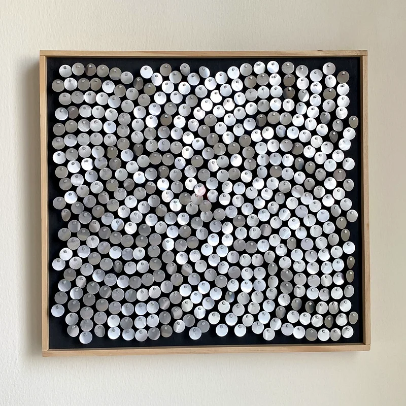 Kinetic Mosaic Wall Panel – Unique Contemporary Artwork for Interior or Office62929655505538111