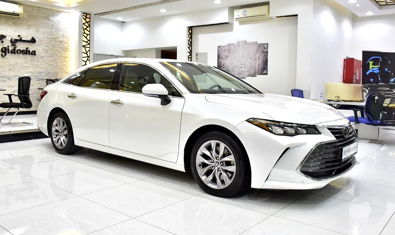 AED 1,860 EMI at 0% DP | Toyota Avalon XLE (2021 Model) in White Color, GCC Specs63138715703811112