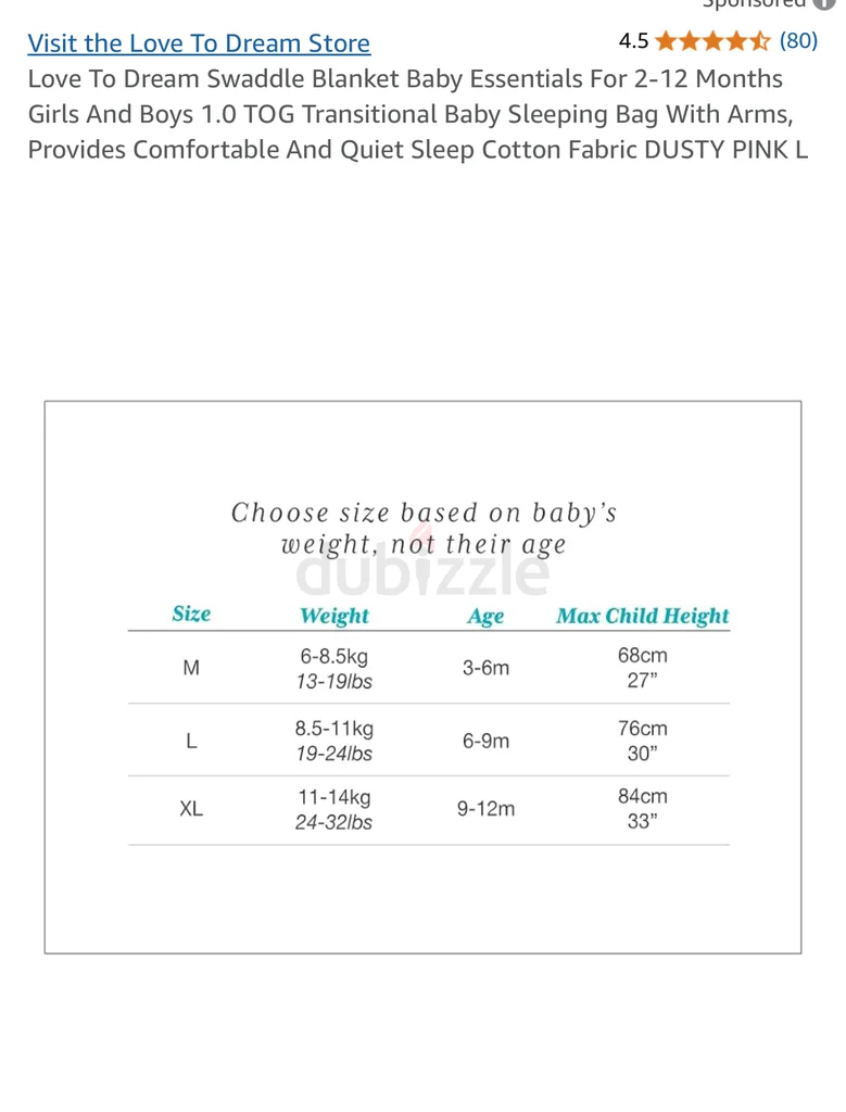 Love to dream swaddle size medium62931682390913113