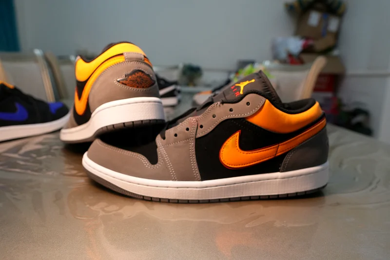 Nike Air Jordan Low SE Light Graphite Vivid Orange dubizzle